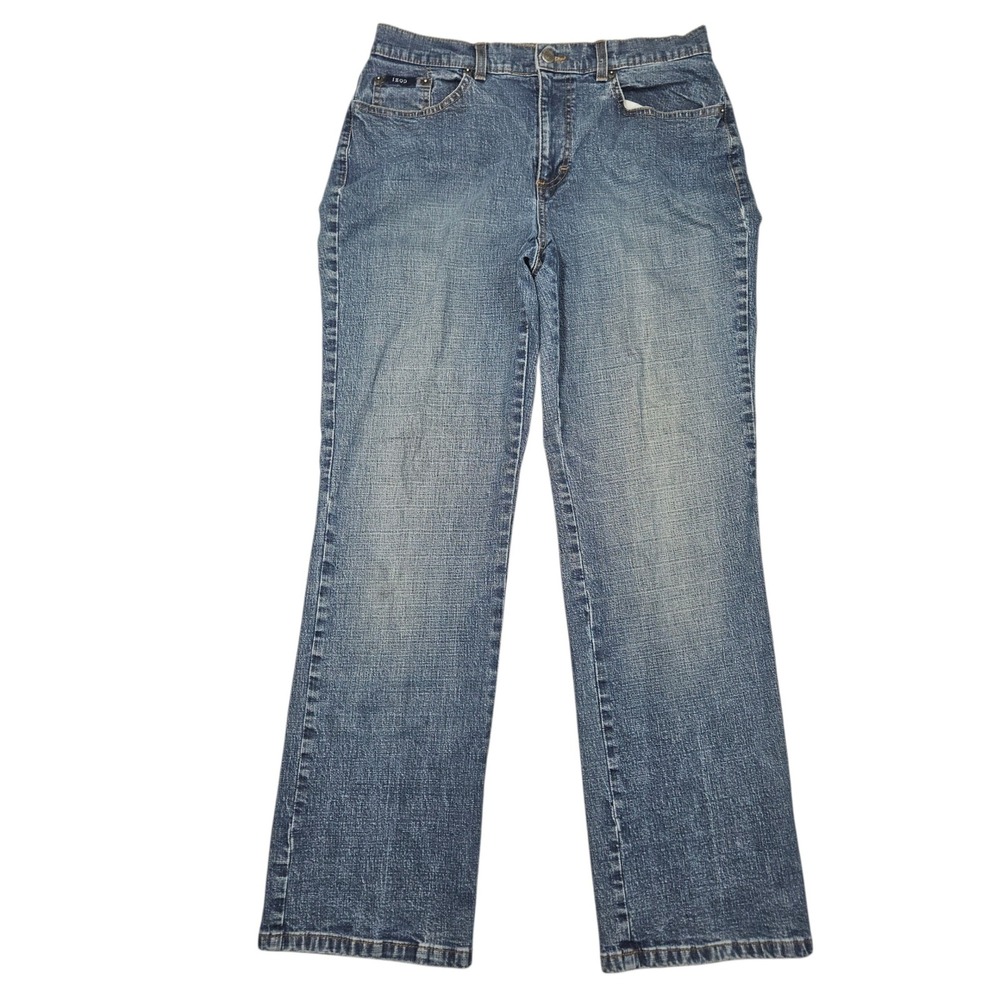 IZOD Vintage 90s Straight Leg Denim Jeans Medium Wash Sz 10